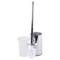 Toilet Brush Holder, Free Standing, Chrome with Telescopic Handle